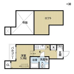 和白駅 徒歩10分 1階の物件間取画像